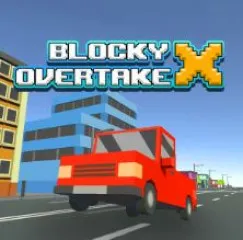 Play Blocky Overtake X Game