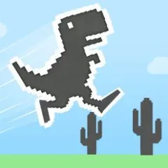 Play Doodle Dino Run Game
