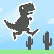 Play Doodle Dino Run Game