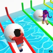 Play Snow Ball Racing Mutliplayer Game