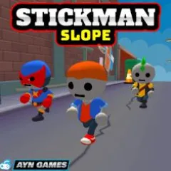 Play Stickman Slope Game