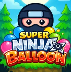 Play Super Ninja Balloon Game