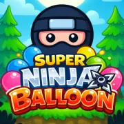 Play Super Ninja Balloon Game